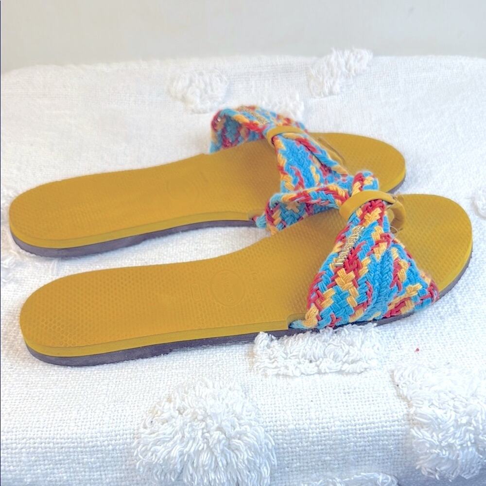 Havaiana St. Tropez Mesh Women’s Flip Flop Sandals size 9/10 - Picture 2 of 10